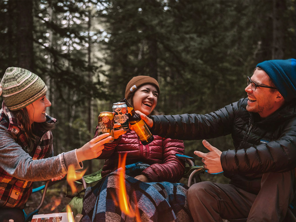 Breck Brew by the fire